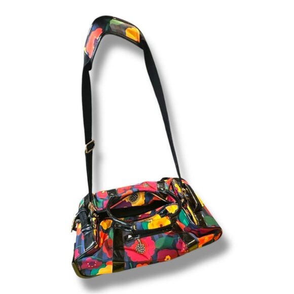 Women’s Betsey Johnson Jewel Floral Wheeled Weekender Bag - Picture 3 of 15